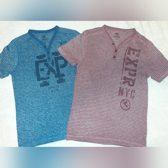 2 Men's Express Shirts. - Picture 1 of 5